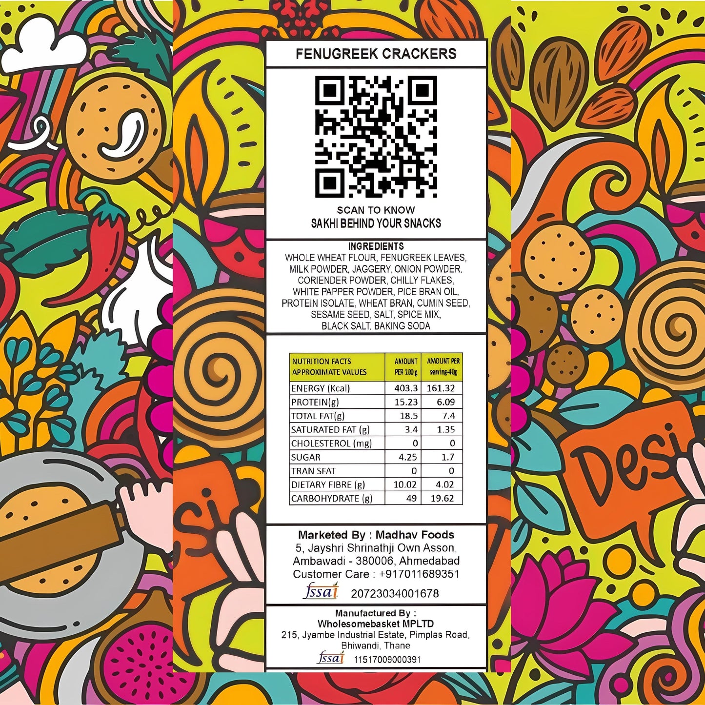 Fenugreek Crackers