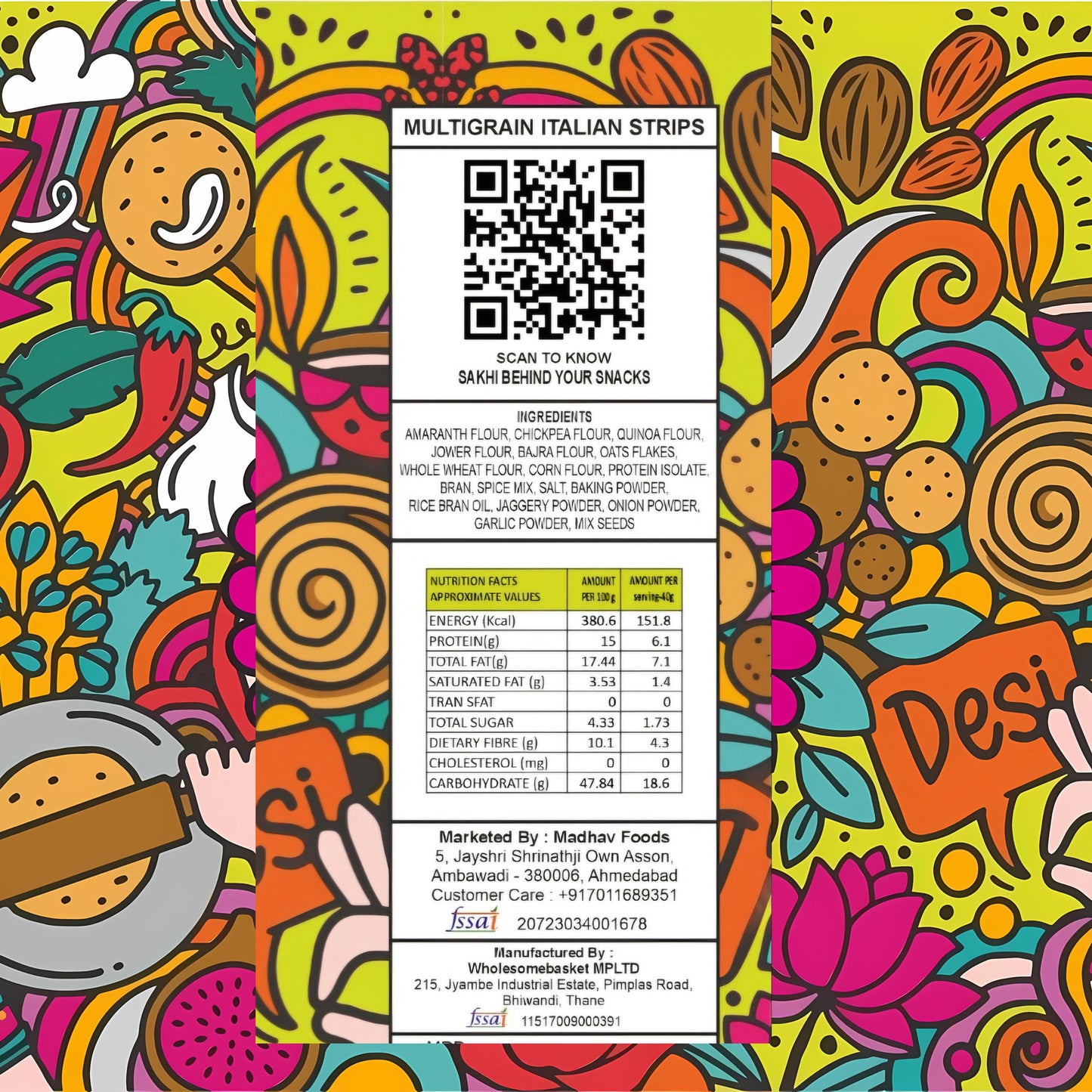 Multi grain Italian Strips