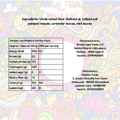 Peri Peri Coin Khakhra